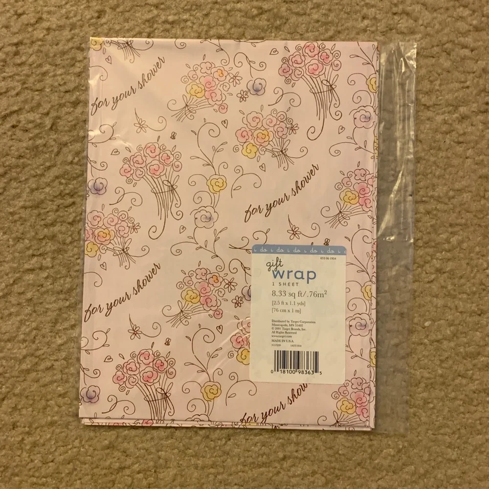 Free item: shower gift wrap